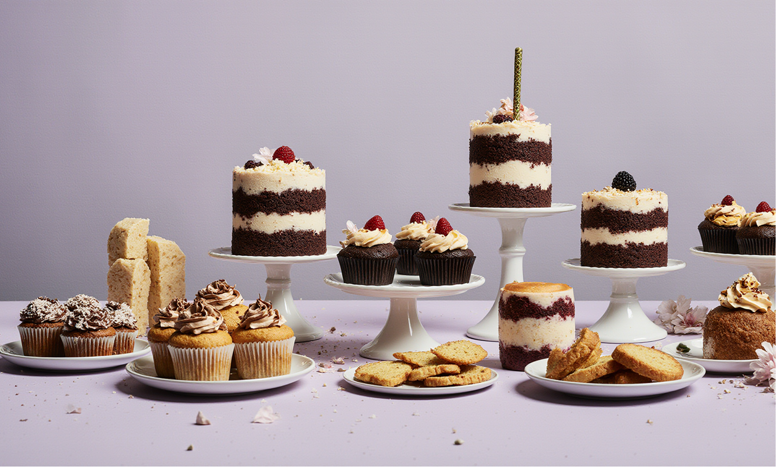 Dessert station for office celebration